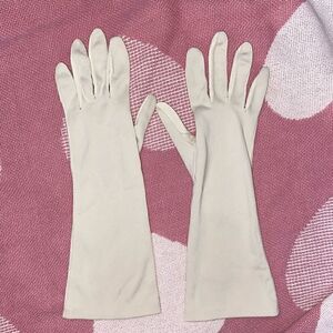 Vintage girls gloves beige size xs-small